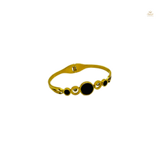 Elegant Stainless Steel Cuff Bangle Bracelet for Girls