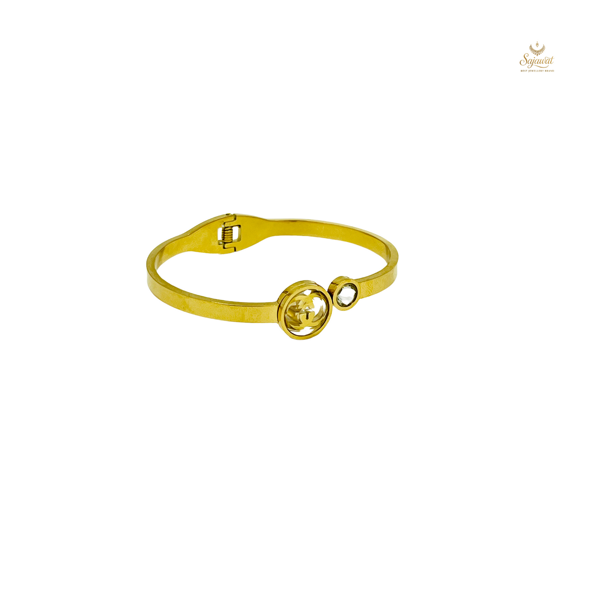 Gold Garden – Luxurious Floral Bracelet